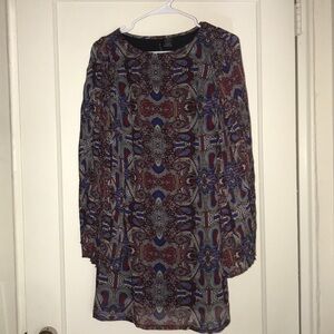 NWOT fire Los Angeles long sleeve dress
